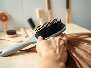 Elegancki słoiczek kremu pod oczy na jasnym blacie, w tle minimalistyczne kosmetyki i roślina, spokojna, nowoczesna estetyka
