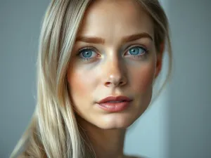 Kompaktowy, elegancki pochłaniacz pyłu na białym stoliku manicure, podkreślający profesjonalne, minimalistyczne wyposażenie salonu.